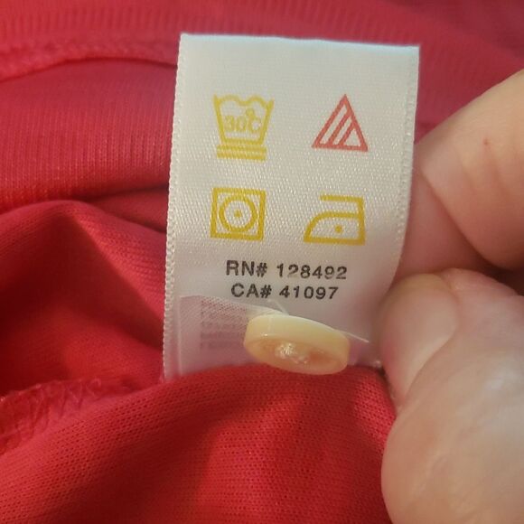 Very Nice Greg Norman Coral Red Polo Golf Shirt Sz XXL - Picture 6 of 6